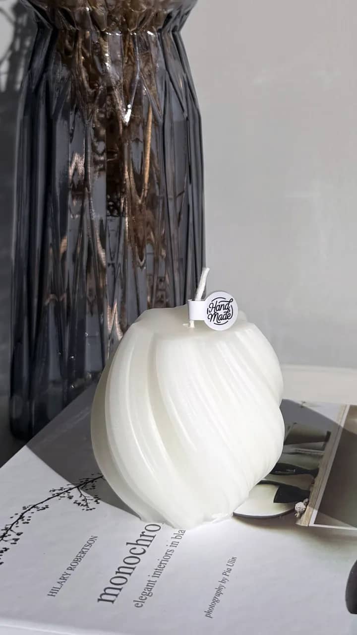 Örgülü Elma Mum küçük görsel 2